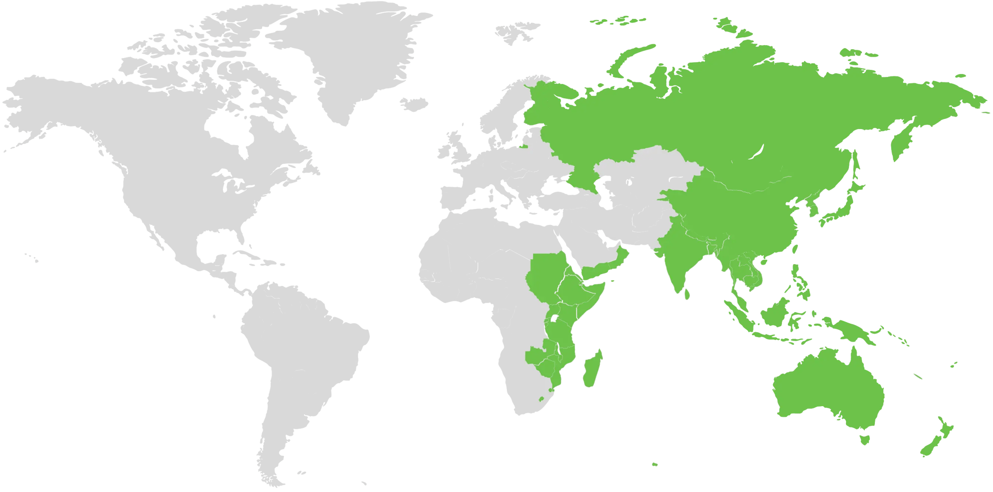 Map of Asia Pacific